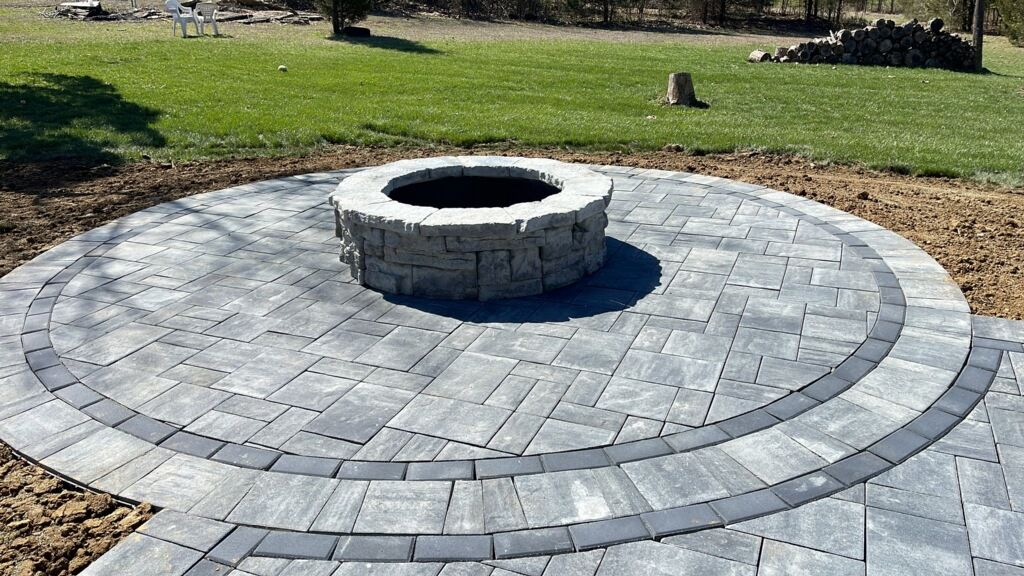 patio and firepit